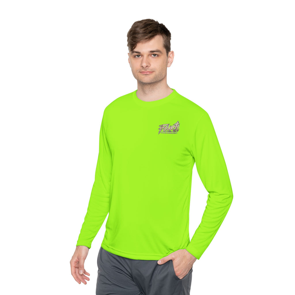 Giants Fall Faith Stands Long Sleeve Tee — Christian Adventure Graphic Shirt