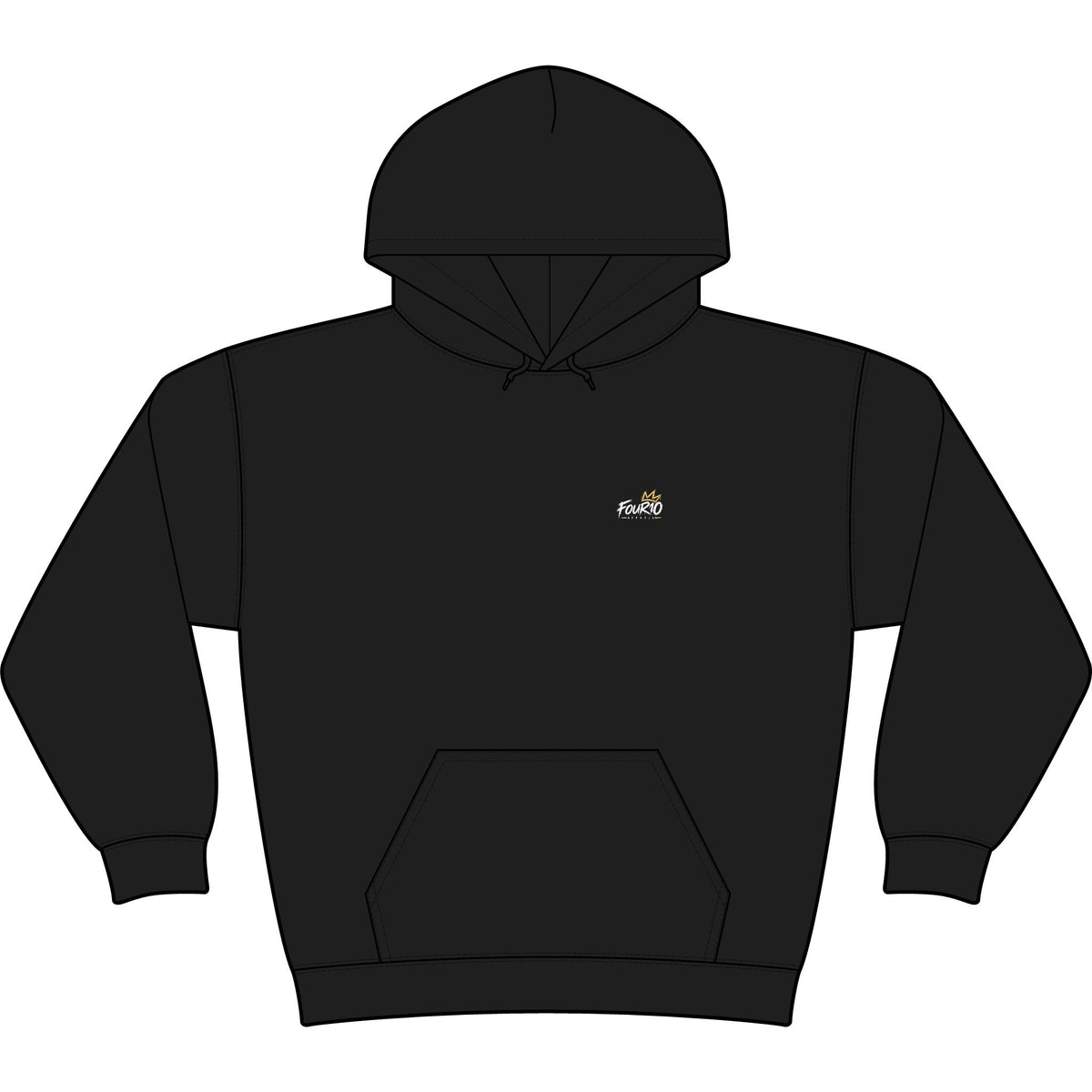 FOUR10 Essential Embroidered Hoodie