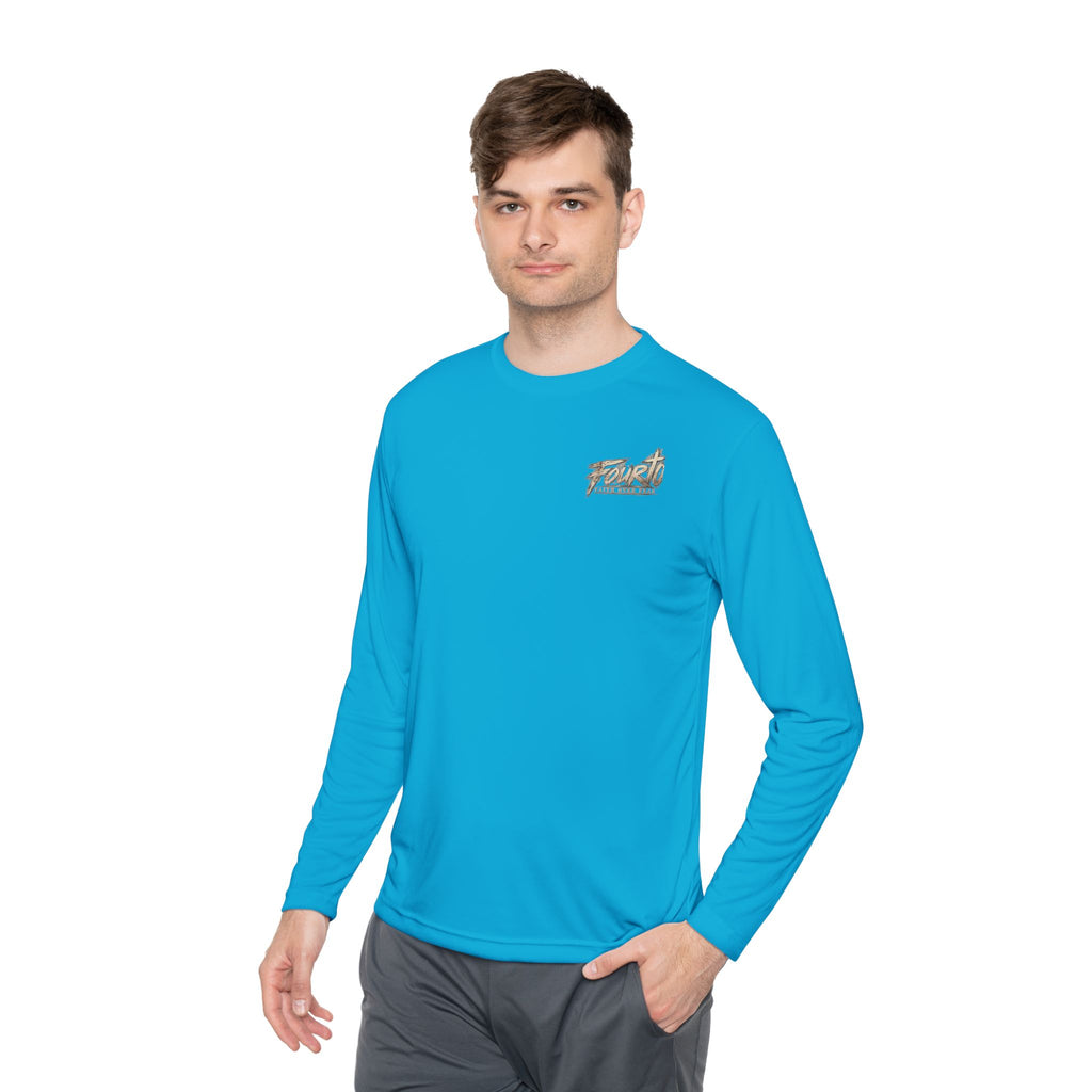 Giants Fall Faith Stands Long Sleeve Tee — Christian Adventure Graphic Shirt