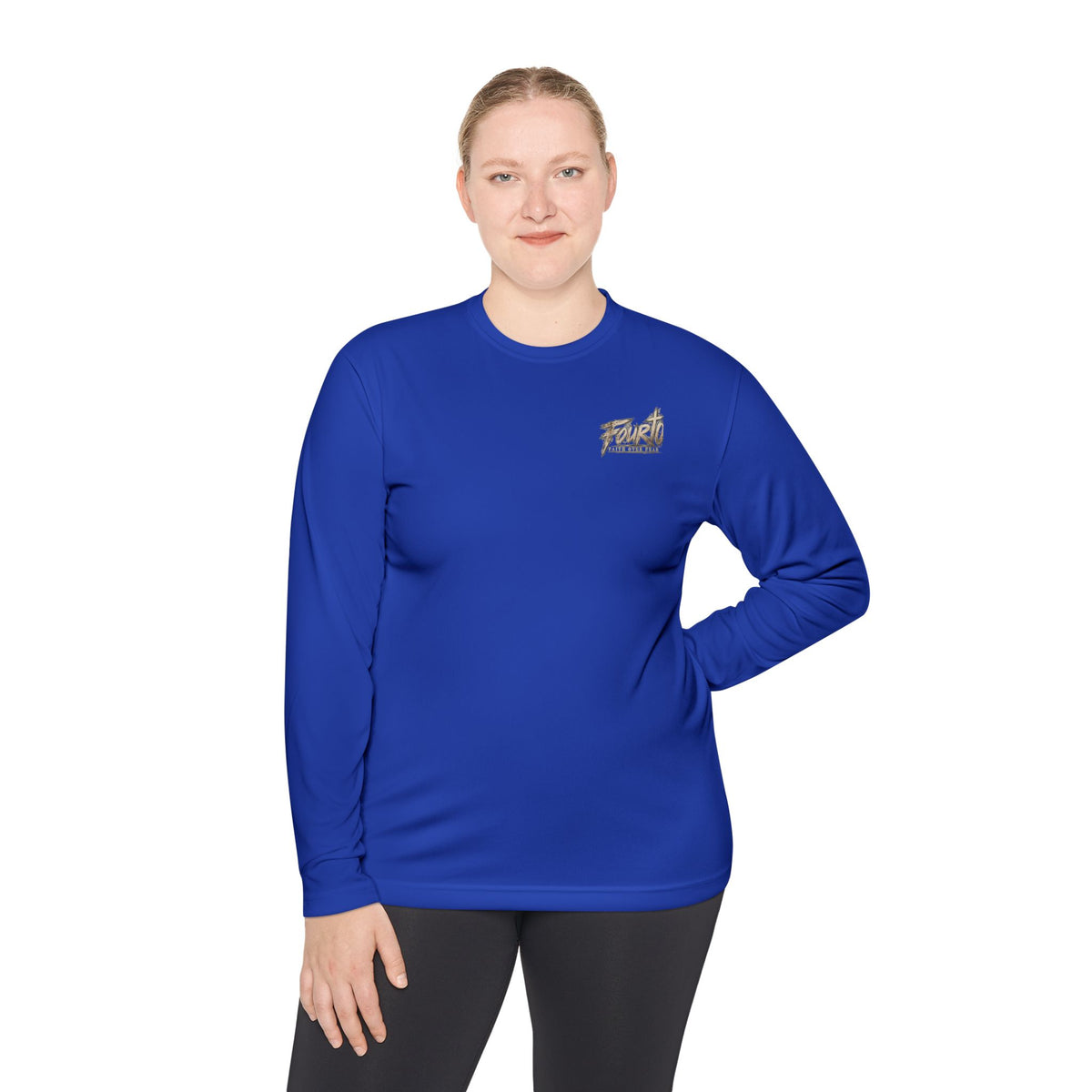 Giants Fall Faith Stands Long Sleeve Tee — Christian Adventure Graphic Shirt