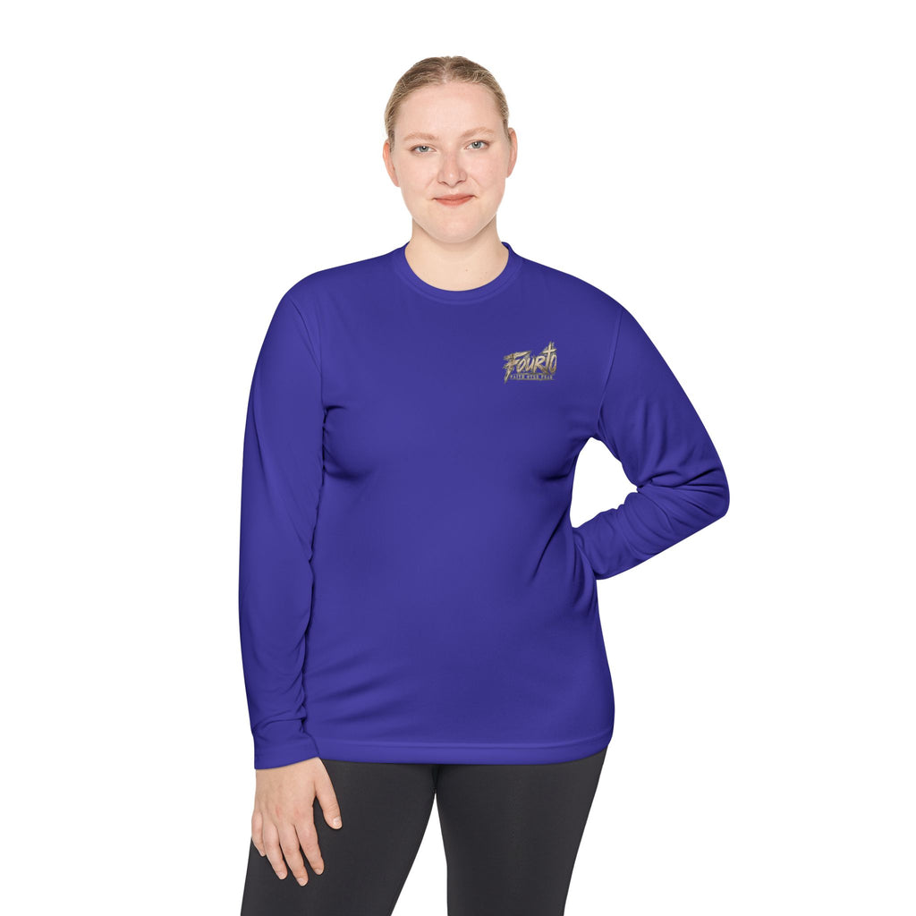 Giants Fall Faith Stands Long Sleeve Tee — Christian Adventure Graphic Shirt
