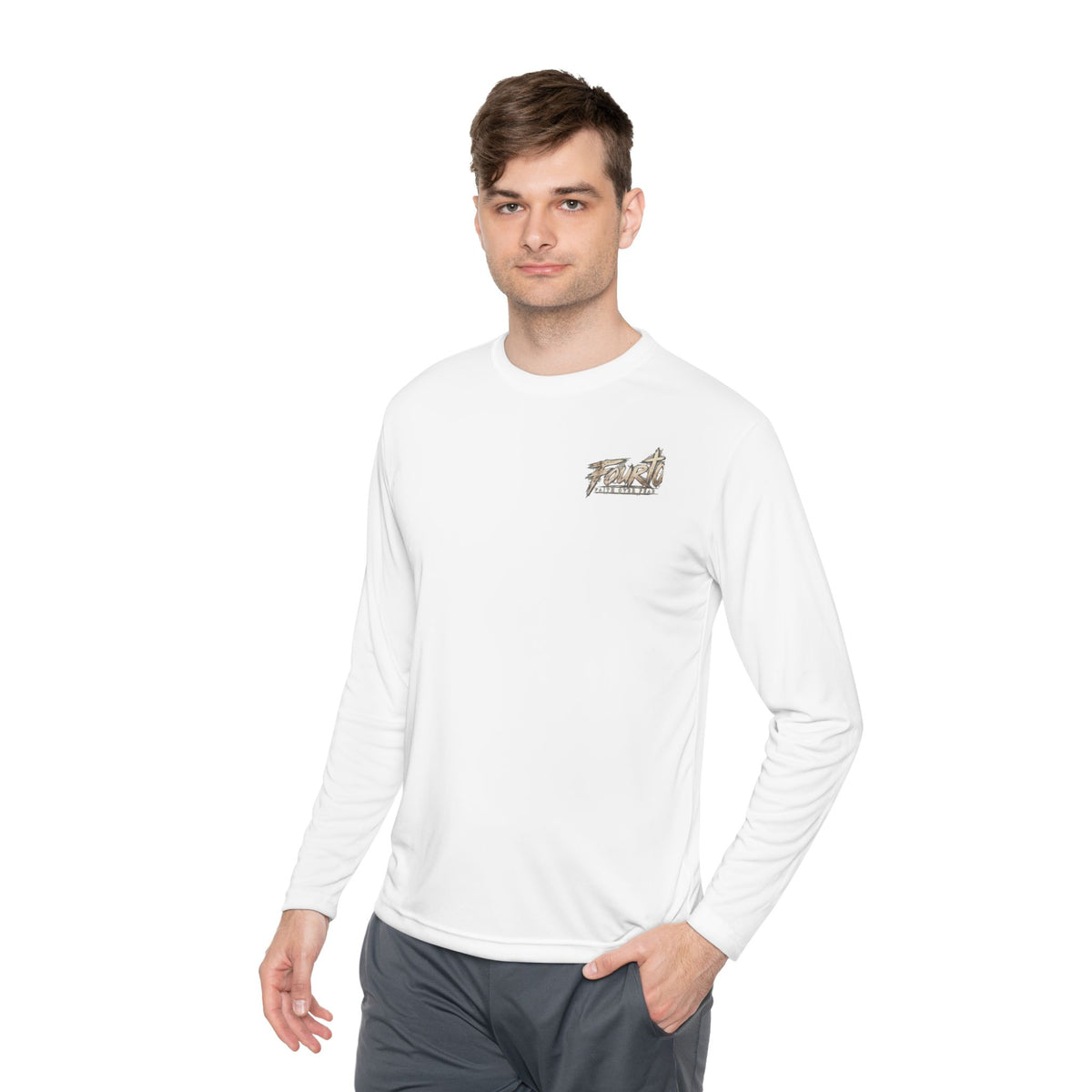 Giants Fall Faith Stands Long Sleeve Tee — Christian Adventure Graphic Shirt