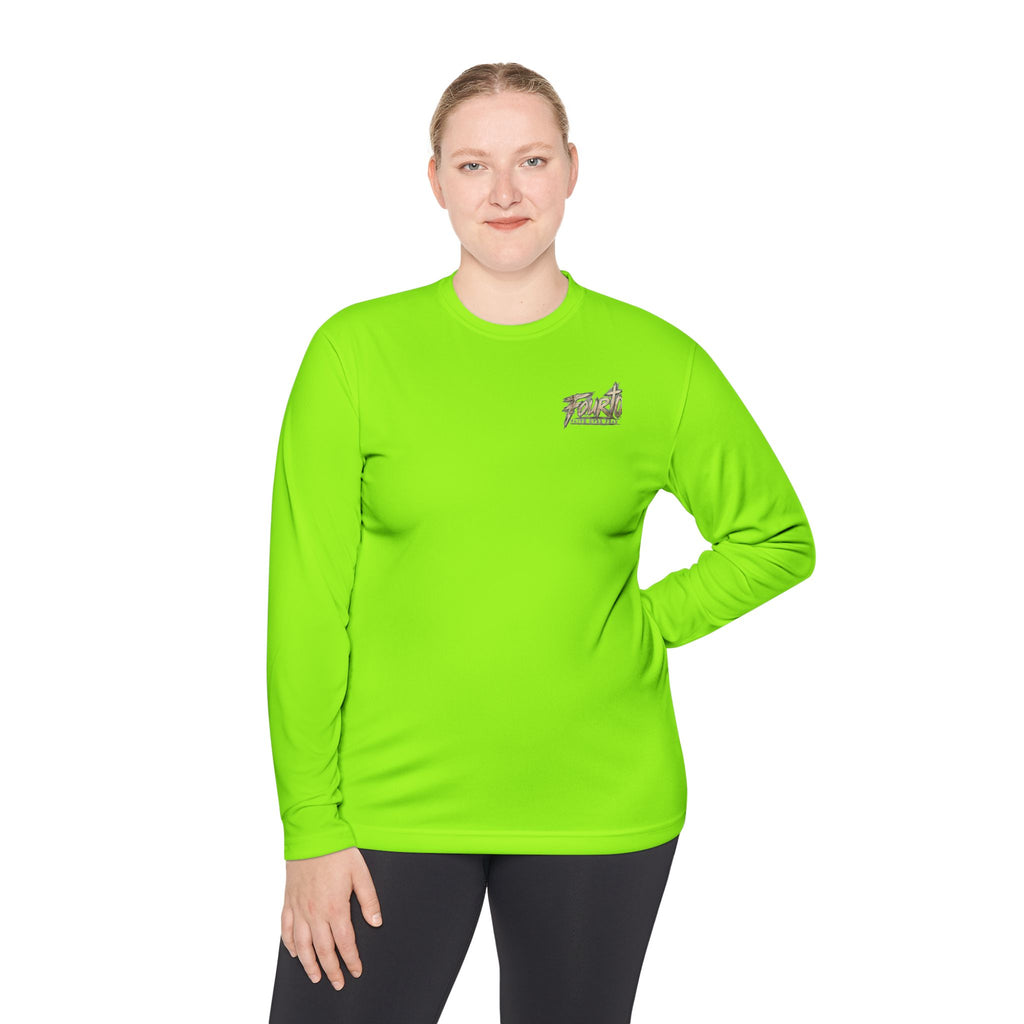 Giants Fall Faith Stands Long Sleeve Tee — Christian Adventure Graphic Shirt