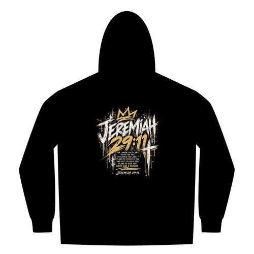 FOUR10 "Plans" Jeremiah 29:11 Zip Hoodie